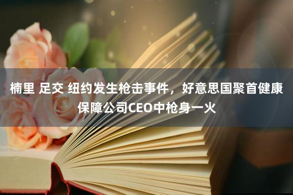 楠里 足交 纽约发生枪击事件，好意思国聚首健康保障公司CEO中枪身一火