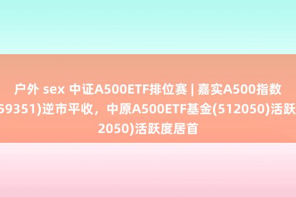 户外 sex 中证A500ETF排位赛 | 嘉实A500指数ETF(159351)逆市平收，中原A500ETF基金(512050)活跃度居首