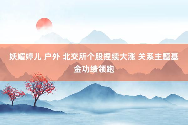 妖媚婷儿 户外 北交所个股捏续大涨 关系主题基金功绩领跑