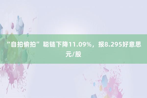 “自拍偷拍” 聪链下降11.09%，报8.295好意思元/股